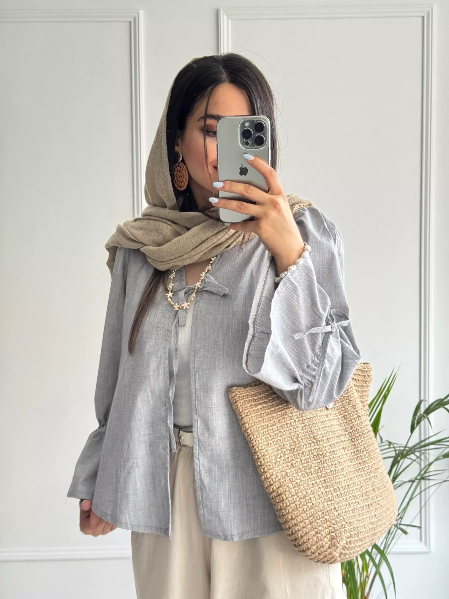 مانتو شومیزی لینن ژینا